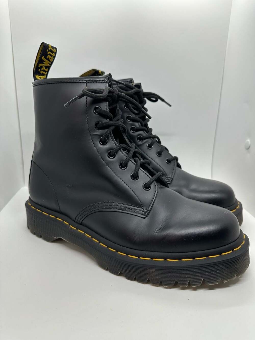 Dr. Martens 1460 Bex Smooth Leather Platform Boots Women’s Size 10 / Men’s Size
